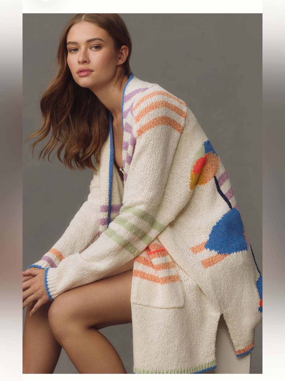 Maeve Umbrella Cardigan Sweater Size M/L Excellent Condition - Picture 3 of 4